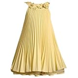 Bonnie Jean Little Girls Yellow Pleated Easter Spring Dress 4-16