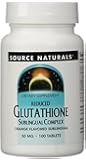 Source Naturals - Glutathione Subl Complex, 50mg, 100 tablets