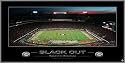 Georgia Bulldogs - Black Out at Sanford Stadium - Plaque Mounted & Laminated Print