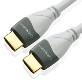 Cablesson MacKuna 20m / 20 metres High Speed HDMI Cable with Ethernet (New version 1.4a 3D Ready with Audio Return and Ethernet Channel) Upto 1080p For Sony PS3 XBOX 360 PC SKYHD Virgin Box Nintendo Wii U LCD Plasma & LED TV Full HD, WHITE HDMI CABLEby Cablesson
