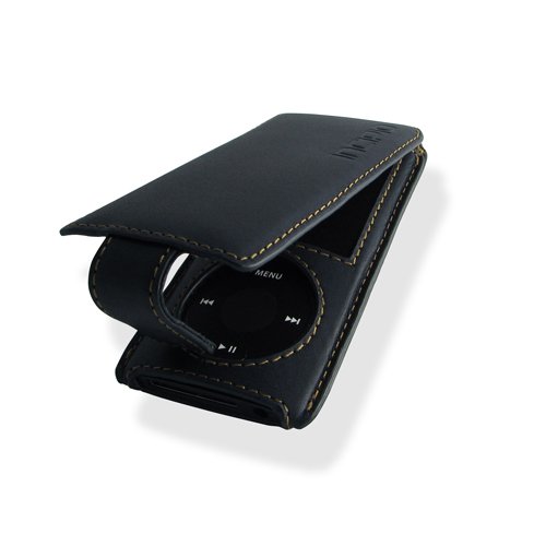 Incipio Technologies Stilo Leather Flip Case for iPod nano 4G (Navy Blue)