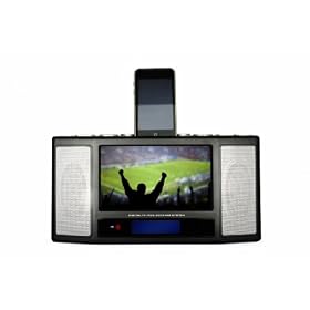 Disgo Portable 7 inch LCD TV with Bulit-In Digital TV and iPod Dock