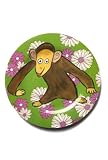 Emily Green Monkey Daisy Plate