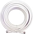 Wilson Electronics RG6 50 feet Low Loss Coax Extention Cable - White (Discontinued by Manufacturer)