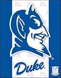 COLLEGE LOGO Metal Tin Sign DUKE University Blue Devil