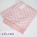「CELINE セリーヌ」タオルケット　シャーリング＆パイル仕上げ　シングル140×190cm (ピンク)