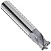 Melin Tool CCMGS Carbide Corner Radius End Mills, Inch, Stub Length, AlTiN Finish, 30 Degree Helix, For Use With Cast Iron, Plastics, Steel/Steel Alloys, Titanium/Titanium Alloys