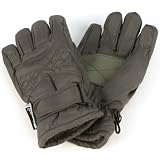 Kids 2-4 Years Winter Thinsulate 3M Waterproof Velcro Ski Snow Grip Gloves Gray
