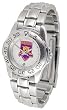 Weber State Wildcats Suntime Ladies Sports Watch w/ Steel Band - NCAA College Athletics