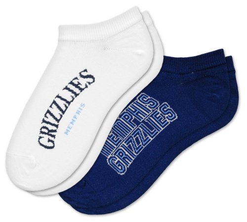 NBA Memphis Grizzlies Womens Socks, 2-Pack, Ankle Socks