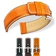 HIRSCH Mariner L, 100m Water-Resistant, Calfskin, 50 Black, 22 mm, Steel Buckle