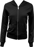 Angel Wing Silver Studded Cotton Hoodie Jacket