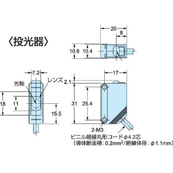 Cover image : アンプ内蔵形光電スイッチ（小型） E3Z E3Z-T61 2M
