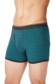 3 Pack Authentic Stretch Cotton Marl Feeder Striped Trunks