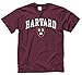 Harvard Crimson Adult Arch and Logo T-Shirt - Maroon