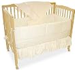 Solid Ecru 5 Piece Crib Bedding Set