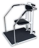 Detecto Digital Bariatric Flip Seat Scale w/ wheels, Model 6868