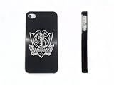 Black Apple iPhone 4 4S 4G Aluminum Back hard case cover DALLAS MAVERICKS