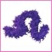 Purple Sparkle Feather Boa (6 ft)