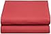 Cathay Home Luxury Wrinkle And Fade Resistant Double Brushed Ultra Soft Microfiber 14-inch Standard Pocket Single Fitted Sheet, Burgundy, Queen