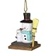 S'mores Snowman with Child Christmas Ornament