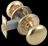 2 3/8 inch Bright Solid Brass - Privacy Set