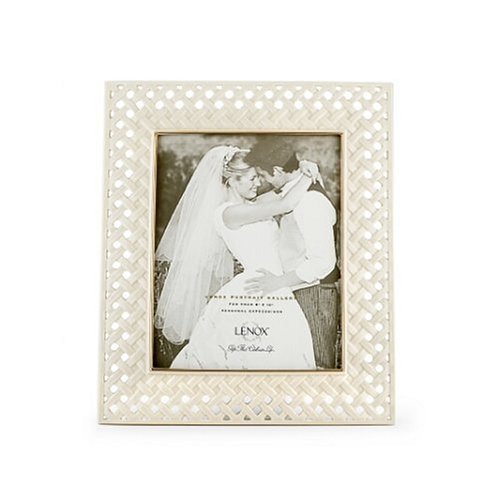 Lenox Portrait Gallery Gold-Banded Ivory China 8-by-10-Inch Picture Frame