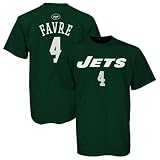 Reebok New York Jets Youth #4 Brett Farve Green Player T-shirt