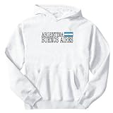 Sweatshirt White Elegant Flag 