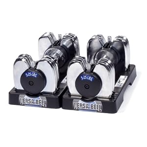 Stamina 25-Pound Versa-Bell Adjustable Dumbbell Pair