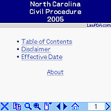 North Carolina Civil Procedure 2005 downloadable Software
