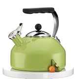 Review Evco International 72898.00 / Farberware Healthy Kettle Omega 2-3/4-Quart Teakettle, Granny Apple