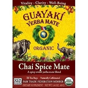 Guayaki Chai Spice Mate Tea Bags, 100% Organic, 16 Tea Bags