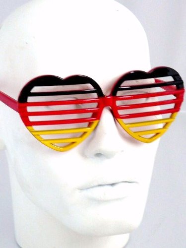 BU-456 ATZIN HERZ EM 2012 Atzenbrille Brille Partybrille SONNENBRILLE