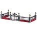 Lemax Christmas Village Lighted Wrought Iron Fence 5-Piece Accessory Set #54303