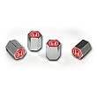Honda-Red Valve Cap Set