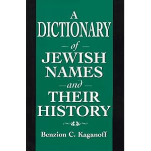 A Dictionary of Jewish Names