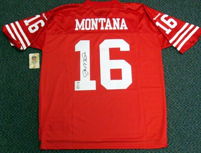 Joe Montana Autographed Reebok SF 49ers Jersey PSA/DNA
