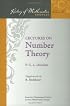 Lectures on Number Theory (History of Mathematics Source Series, V. 16)