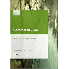 Commercial Law 2009: LPC Guide (Legal Practice Course Guides)