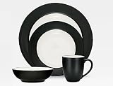 Noritake Colorware Graphite 4-Piece Rim Place Setting