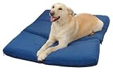 Fold-A-Way Orthopedic Pet Bed - 36 in. x 48 in. Blue