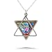 Chai and Star of David Dangle Necklace #0913