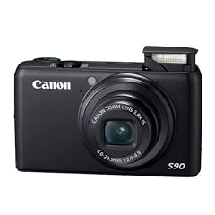 Canon PowerShot S90 Digitalkamera (10 Megapixel, 3,8-fach opt. Zoom, 7,6 cm (3 Zoll) LCD-Display, 1:2,0-4,9) schwarz