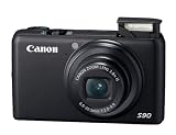 Canon PowerShot S90 Digitalkamera (10 Megapixel, 3,8-fach opt. Zoom, 7,6 cm (3 Zoll) LCD-Display, 1:2,0-4,9) schwarz