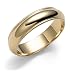 Jewelry : 14k Yellow Gold 5mm Milgrain Half Round Band