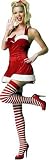 Sexy Santa's Little Helper Christmas Dress with Stockings