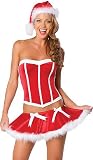 Santas Daughter - Women's Sexy Christmas Costume Lingerie Outfit