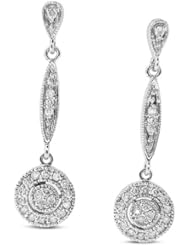 0.50cttw Diamond Drop Earrings set in 14k Gold