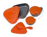 Light my Fire Camping Outdoor 6 Piece Meal Mess Kit - Orange